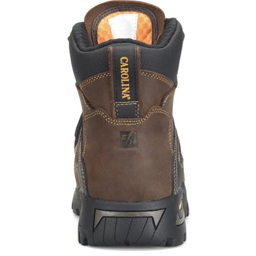 Carolina Miter Ext 6” Waterproof Comp Toe Work Boots, Walnut Leather, Safety Toe, EH, Oil Resistant, Metguard Protection4