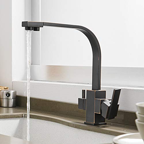 Robinet de cuisine 3 voies LWX avec mitigeur d'eau filtrée potable