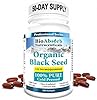 Black Seed Oil Organic Cold Pressed Capsules, 50-Day Supply of 2000mg Black Cumin Seed Oil (Nigella Sativa) (200 Black Seed Oil Capsules)