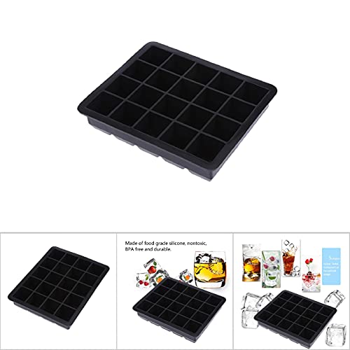 Molde de silicona para cubitos de hielo, 20 compartimentos miniatura 4