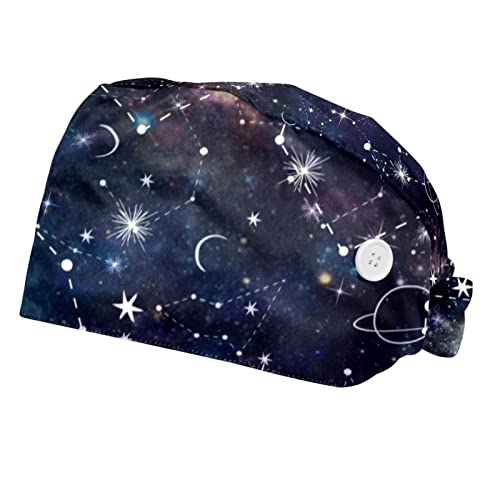 Chapeaux de travail pour hommes et femmes casquettes espace ajustables lot de 2