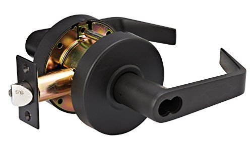 Master Lock SLCICKE10B Heavy Duty Lever Style, Grade 2 Commercial SFIC Keyed Entry Door Lock, Oil Rubbed Bronze Finish