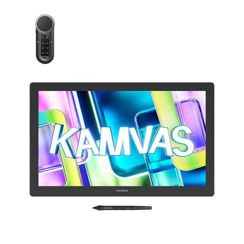 �t�^�u Kamvas 22 (Gen3) 21.5�C���` �t���^�u���b�g 2.5K QHD ���� Pentech4.0���� 16384���x���̕M�����m�ɑΉ� VESA�Ή� �X�^���h�t�� ���G�`�� �C���X�g �}���K���� ����f�o�C�XKeydialRemot