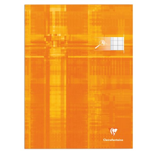 CLAIREFONTAINE Lot de 10 Cahiers piqué déficients visuels 24x32 96p Séyès agrandi couleur aléatoire