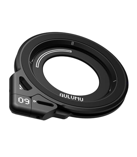 Aulumu G09 Anneau Téléphone Portable - Support Magnétique Double Face avec Rotation 360°, Support de Téléphone pour MagSafe en Alliage d‘Aluminium pour...