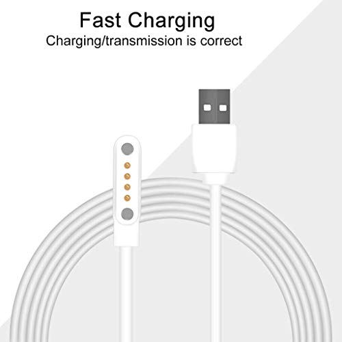 NA. Newesoutorry Watch Charger, USB Power Charging Cable for Smart Watch Universal Charge 4 Pin Accessories Charging Cable Magnetic Strong Charging