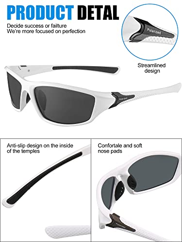 Treela 18 Pairs Polarized Sport Sunglasses for Men Bulk Multipack Fit over Sunglasses Wrap Around Sun Glasses for Women Men Summer Cycling Running Fishing Driving Sunglasses3