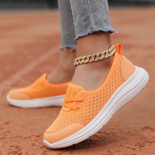 Women's Soft Sole Mesh Comfort Orthopedic Shoes, Comfortable Walking Shoes Women Arch Support, Breathable Low Top Casual Non-Slip Sneakers2