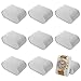 Boisbresil 8Pcs Coussin Montre, Ecrin pour Montres Présentoir pour Montres Coussin Bijoux Coussin Montre Présentoir Coussin Montre Velour Coussin Présentoir pour Bracelet Montre Bijoux Gris