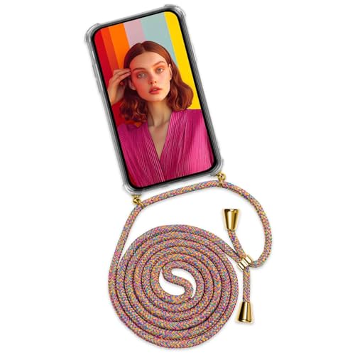 Twist Case Custodia a Tracolla per Cellulare Compatibile con Samsung Galaxy S9 Plus con Staccabile per Smartphone da Appendere Intercambiabile Arcobaleno silicone