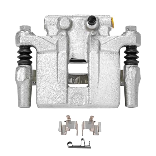 Image of Detroit Axle - Rear Right Brake Caliper w /Bracket Replacement for Chrysler 200 Cirrus Sebring Patriot Compass Avenger Caliber Lancer Outlander RVR