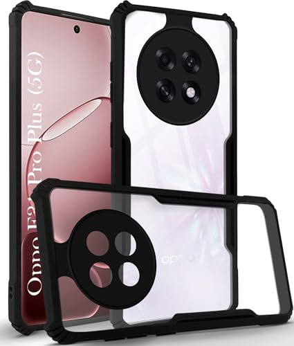 Jkobi Hybrid Back Cover Case for Oppo F31 Pro Plus (Shockproof with Polycarbonate Clear Panel | Professional Black)
