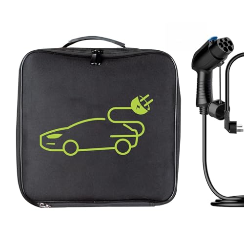 32x32x10cm Bolsa Cable Coche Electrico Bolsa para Cable De Carga Coche Bolsa Cable Cargador Coche Electrico Ignífugo Bolsa Cables De Carga EV...