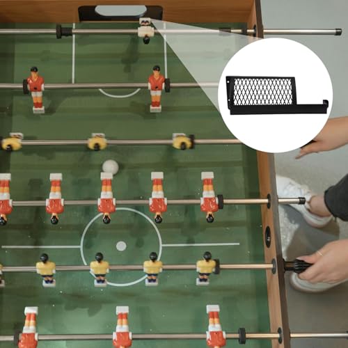 Mini futbolín de mesa para niños con soporte de balones integrado 5