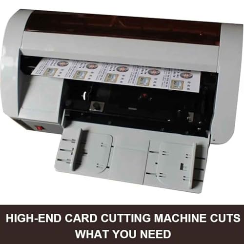 Elektrischer Papierschneider, automatischer Papierschneider für Einladungen, Mitgliedskarten, Lesezeichen – ideal für Zuhause und Büro