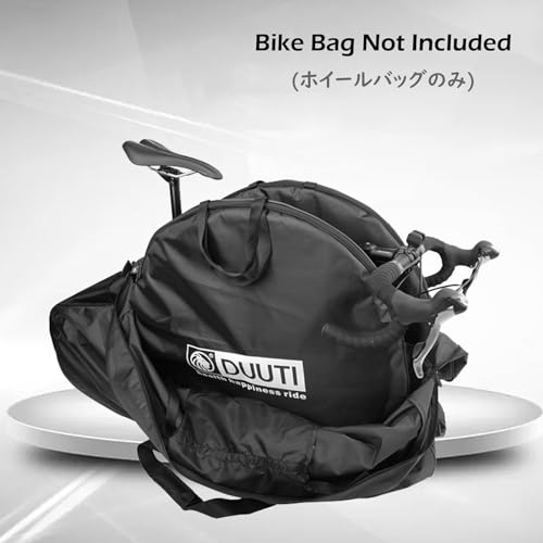 TRIWONDER MTB Laufradtasche 26 27,5 29 Zoll, Leicht und Wasserdicht Tragetasche Radtragetasche Rennrad Mountain Road Radsatz Tasche für einfachen Fahrradtransport (B - Schwarz - 2 Stück, 29 Zoll)