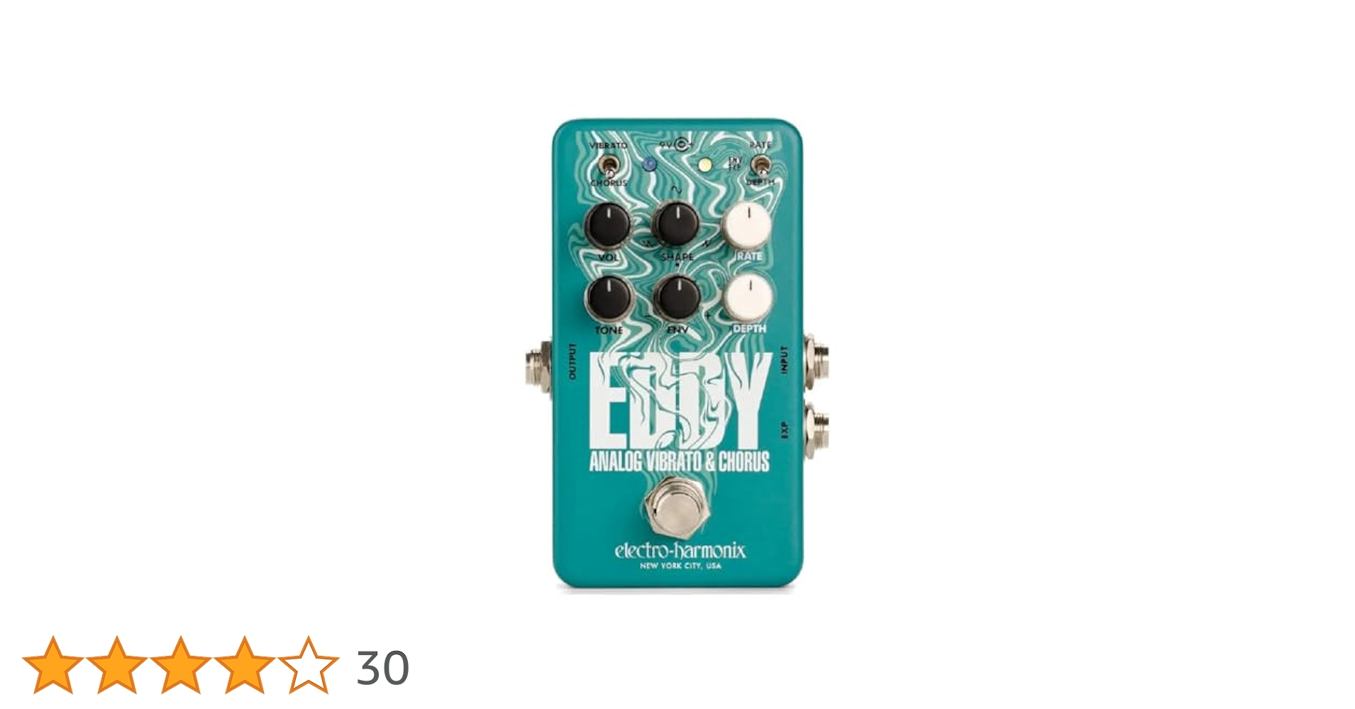 Electro-Harmonix Eddy アナログビブラート & コーラス Eddy | Vibrato / Chorus - Electro-Harmonix
