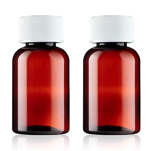 This-Trading Contenitori per pillole mediche in plastica da 50 ml con coperchio a prova di bambino, contenitori resistenti e riutilizzabili (confezione da 2, 4 o 10) (2)