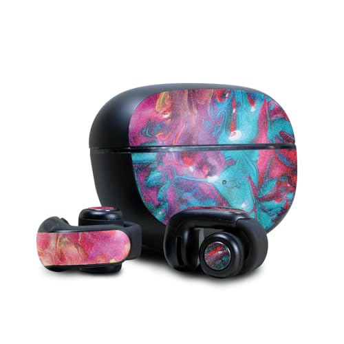 Image of Glossy Glitter Skin Compatible with Bose Ultra Open Earbuds - Paint Party - Premium 3M Vinyl Protective Wrap Decal Cover - Easy to Apply | Crafted in The USA by MightySkins