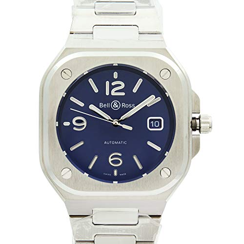 Bell & Ross Instruments Steel Blue Dial Automatic Mens Watch BR05A-BLU-ST/SST2