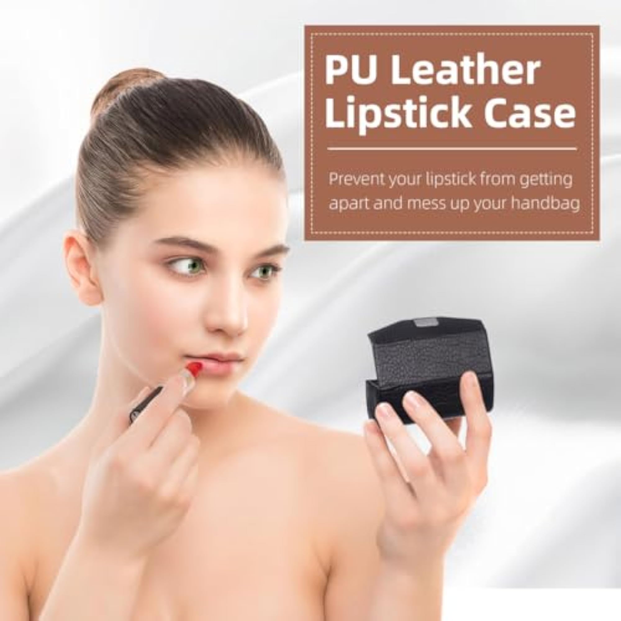 Portable Lipstick Storage Case, Travel Lip Gloss Holder