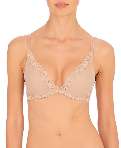 Natori Women's Feathers Luxe Plunge T-Shirt Underwire Bra 721255