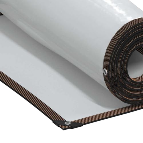 Bâche transparente en polyéthylène renforcé 2x2 m résistante aux intempéries pour toit - 6
