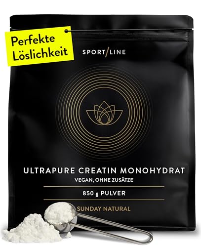 SUNDAY NATURAL SUNDAY NATURAL® Creatin Monohydrat Pulver – 850g (250 ...
