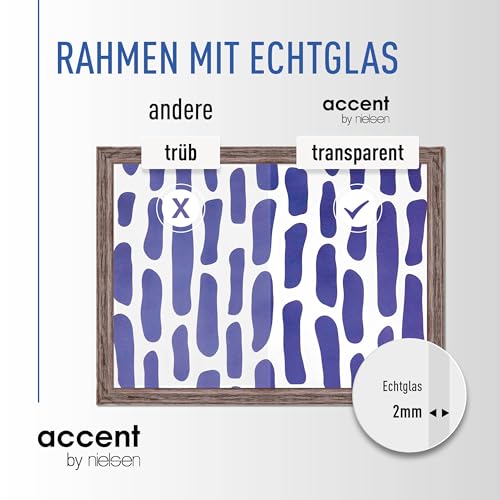 accent by nielsen Holz Bilderrahmen Vintage, 30 x 40 cm, Weiß – Ansicht 4