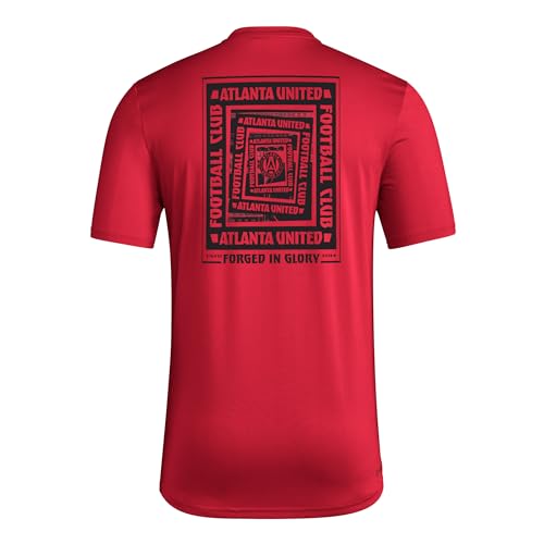 adidas Men's Atlanta United FC Local Warp Pre-Game Short Sleeve T-Shirt2
