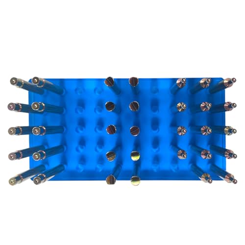Image of SNYFT High Precision Gemstone Faceting DOP Sticks Set, 34PCS 6MM Carbon Steel Dopsticks with Storage Box, Replacement for Gem Grinding Polishing Tool