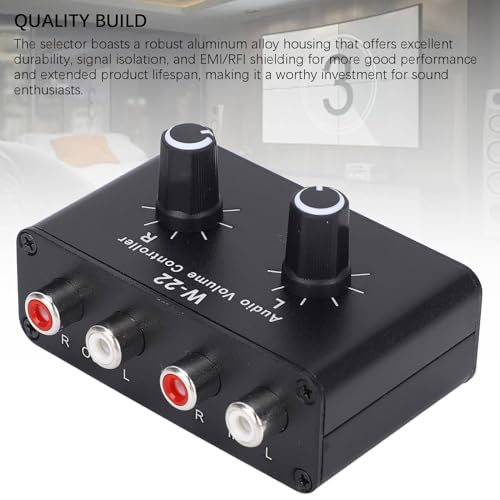 Controlador de volumen audio 3.5mm Yunseity miniatura 6