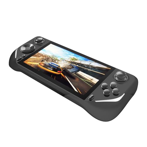Consola de juegos de mano retro, consola de videojuegos, pantalla IPS de 5.0 pulgadas, consola de videojuegos portátil con 64G integrado de más de 18000 juegos, recargable de 4000 mAh, múltiples Consola de juegos de mano retro, consola de videojuegos, pantalla IPS de 5.0 pulgadas, consola de videojuegos portátil con 64G integrado de más de 18000 juegos, recargable de 4000 mAh, múltiples