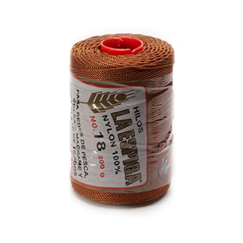 Image of Espiga No.18-100% Nylon Omega String Cord for Knitting and Crochet - 40 Brick