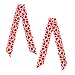 Rmqsyhfz Valentine Red Hearts Bandanas Head Scarf For Women Hair Scarves Accessories Lightweight Fashion Wrap Neck Headscarf