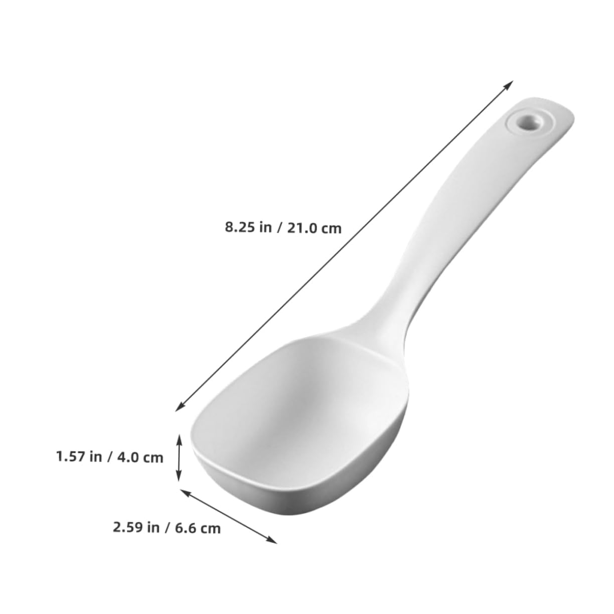 PRETYZOOM 20piezas Cucharas De Porridge De Antiadherente Para y Cocina Resistente y Para y Restaurantes