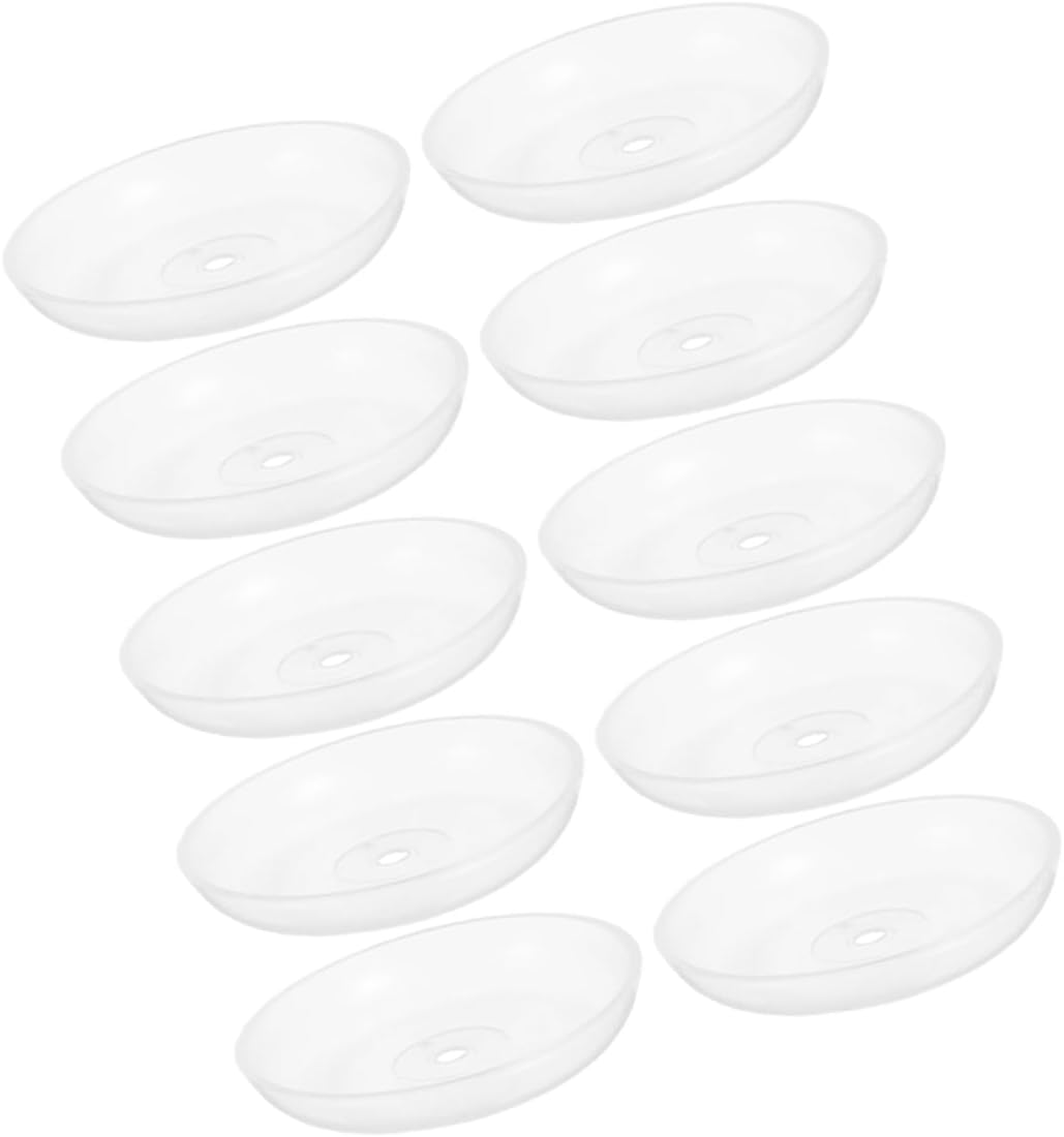 Cabilock 25pcs Plastic Candle Drip Catchers with Hole for Taper Candles