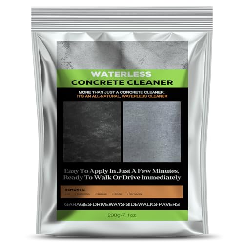 Qoddxx Concrete Oil Stain Remover (7.1 OZ) – Waterless Oil