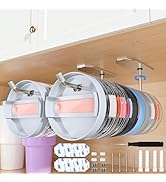 2 Pack Upgraded Tumbler Lid Organizer, 8.5" Adjustable Swivel Hook for Yeti Tumbler/Stanley Tumbl...