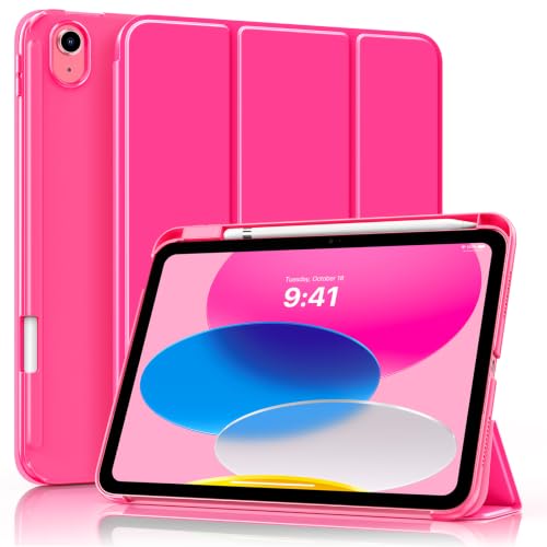 MoKo Schlankes Hülle für iPad A16 11 Zoll, iPad 11./10. Gen, Helles Rosa – Ansicht 1