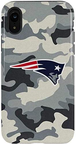 Skinit Pro Phone Case Compatible with iPhone XR - Officially Licensed NFL New England Patriots Camo Design