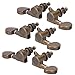 High Performance Guitar Tuning Pegs for Quick Installation, for Music Enthusiasts 3 Left 3 Right (Bronze)