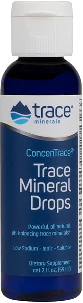Trace Minerals ConcenTrace Mineral Drops 59ml avec minéraux essentiels