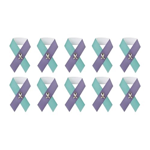 Image of 1 /2 /5 /10 /25 /50 /100pcs Satin Awareness Ribbon Pins (Pick your color), for Cancer & Disease Awareness, Bulk Quantities for Fundraising, Events, Gift Giving