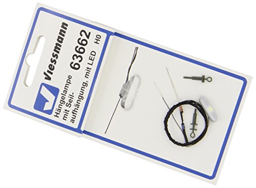 Preisvergleich Produktbild Viessmann 63662 - H0 Hängelampe mit Seilaufhängung, mit LED