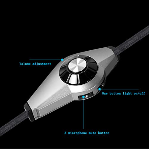 Earphones Light Control E-Sports Game Stereo Headset 7.1-Channel Headphones with Microphone Surround Sound Earphones Earbud Headphones - Afbeelding 5