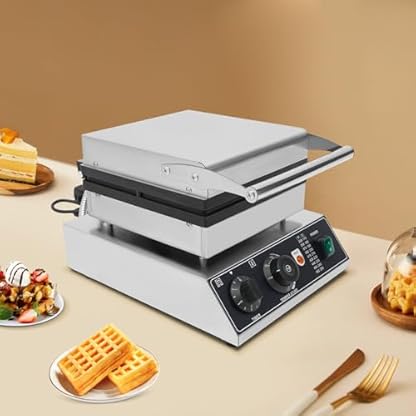 Waffeleisen Waffelmaschine, 1750W 4-Platz Waffeleisen Waffelautomat Waffel Kommerzielle Waffelmaschine, Multifunktionsgerät Waffle Machine – Bild 4