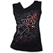 spiral-direct-burnt-rose-gathered-shoulder-slant-vest-top-negro-black-001-48-talla-del-fabricante-x-large-para-mujer