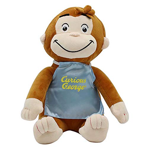 30cm Curious Monkey George Plush Stuffed Toy Doll Children Gifts - Animals Plush Toy Monkey Gift for Christmas Birthday Xmas Boys and Girls Gift