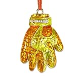 HEYINSHEN Goalkeeper Gloves Soccer Christmas Ornament Metal Gloves Ornaments for Christmas Tree Funny Christmas Hanging Decorations Christmas Keepsake Gifts for Football Players Soccer Coaches